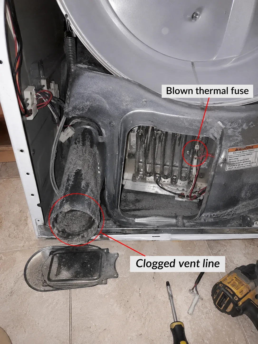 Samsung dryer heating element installation