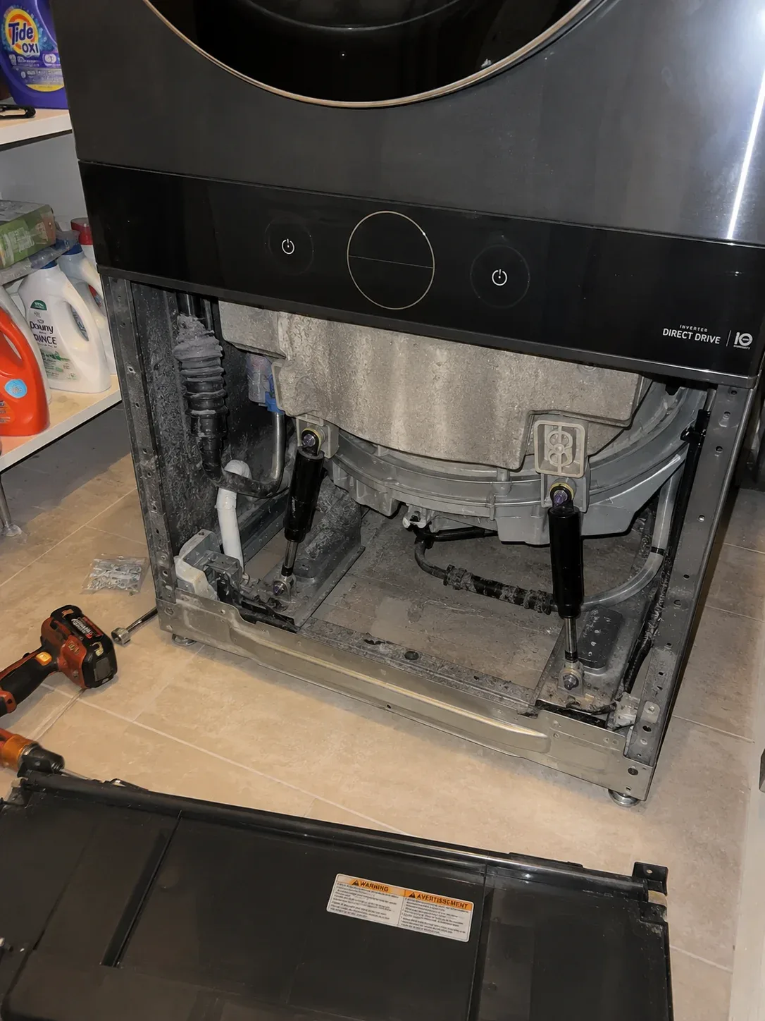 LG WashTower shock absorber replacement